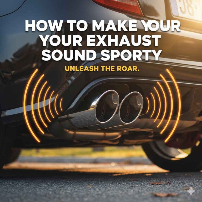 How To Make Your Exhaust Sound Sporty