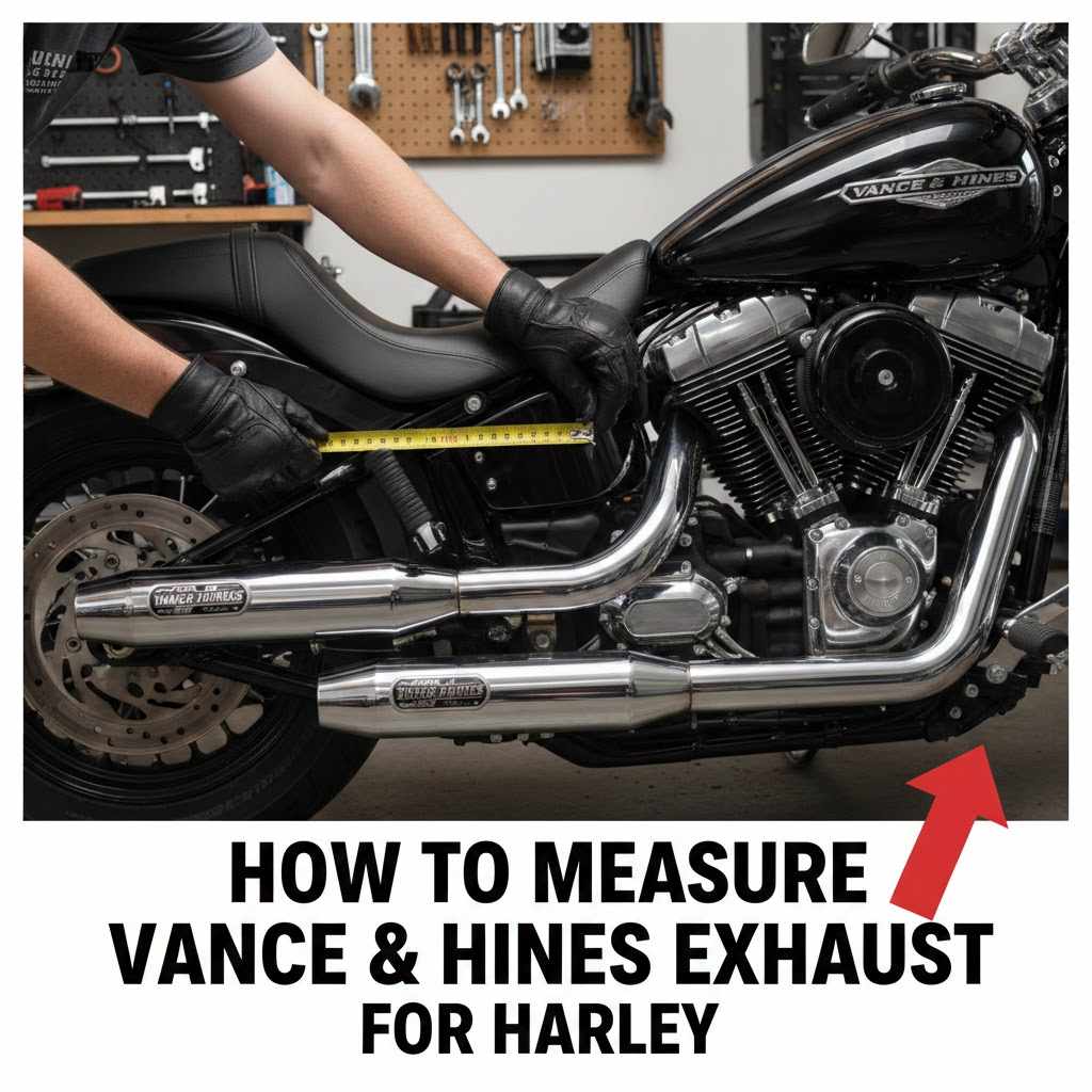 How To Measure Vance & Hines Exhaust For Harley