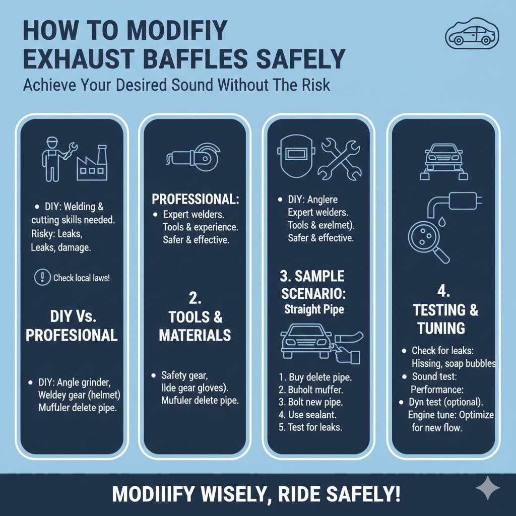 How To Modify Exhaust Baffles Safely