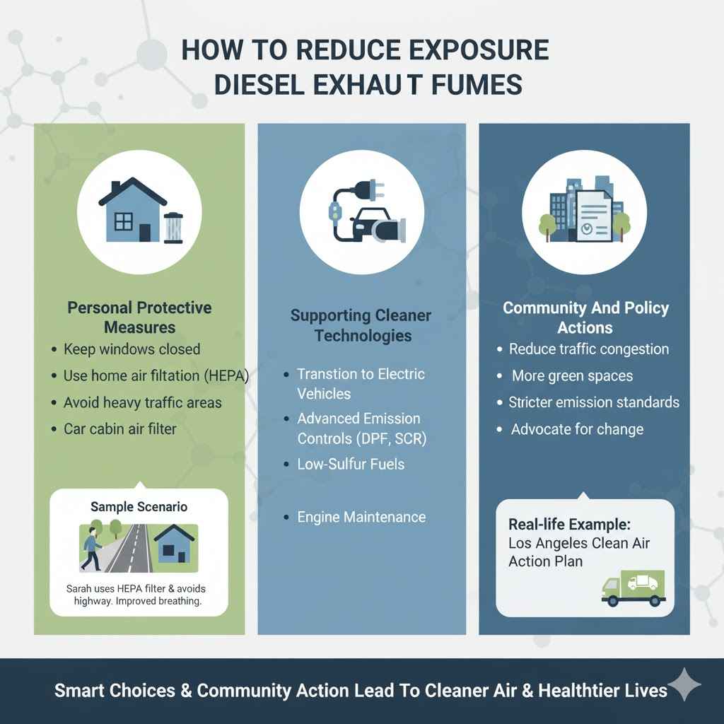 How To Reduce Exposure To Diesel Exhaust Fumes