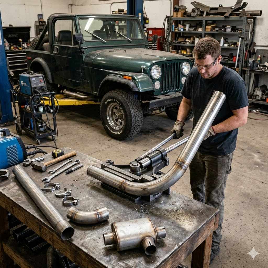 How to Bend Your Own Exhaust for Jeep CJ