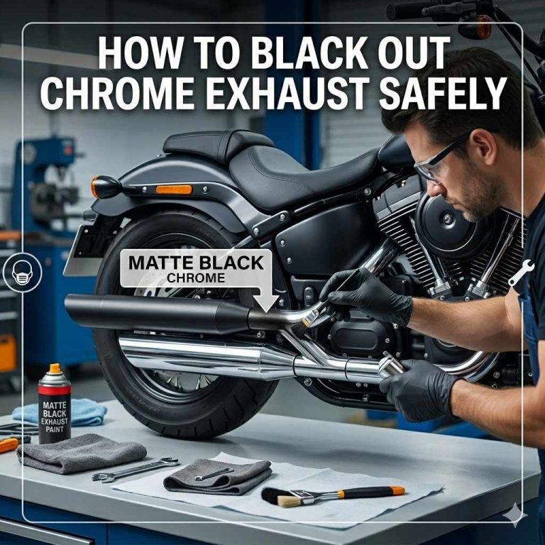 How to Black Out Chrome Exhaust Safely