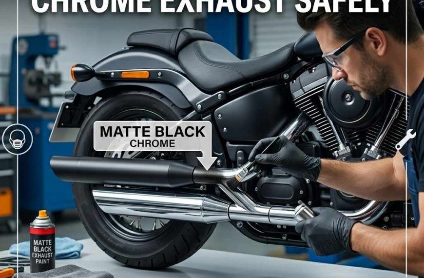 How to Black Out Chrome Exhaust Safely