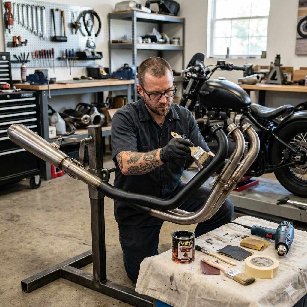 How to Blackout Motorcycle Exhaust the Right Way