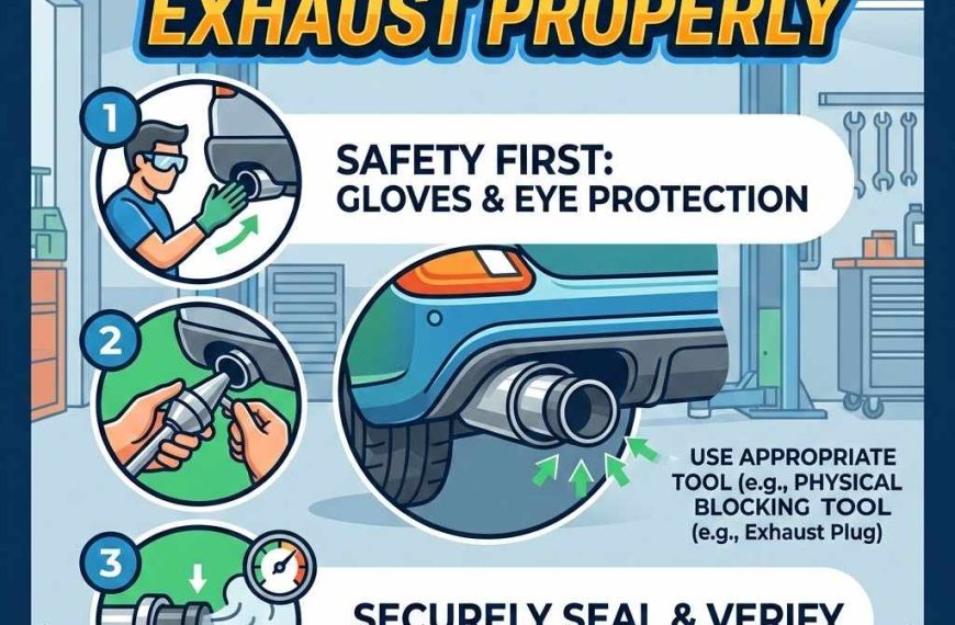 How to Block a Car Exhaust Properly