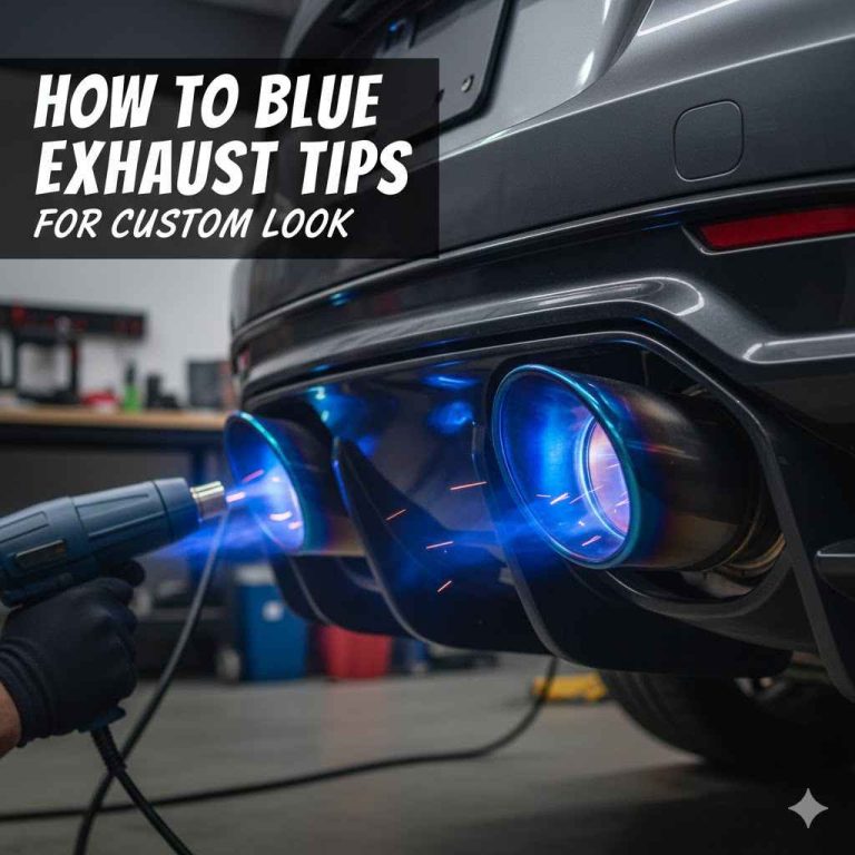 How to Blue Exhaust Tips For Custom Look