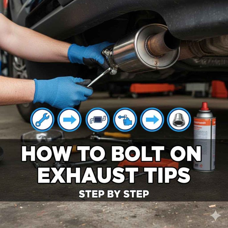 How to Bolt On Exhaust Tips Step By Step