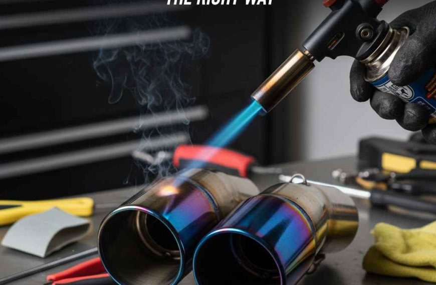 How to Burn Exhaust Tips the Right Way