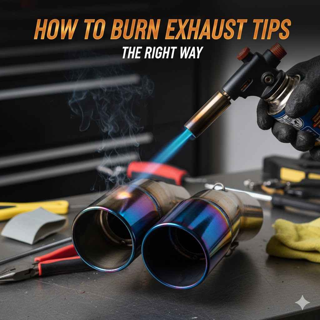 How to Burn Exhaust Tips the Right Way