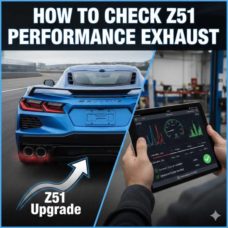 How to Check Z51 Performance Exhaust Upgrade