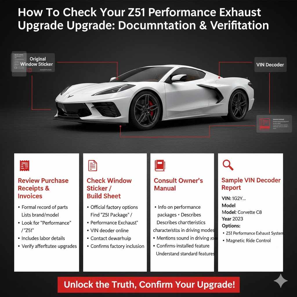 How to Check Z51 Performance Exhaust Upgrade Documentation
