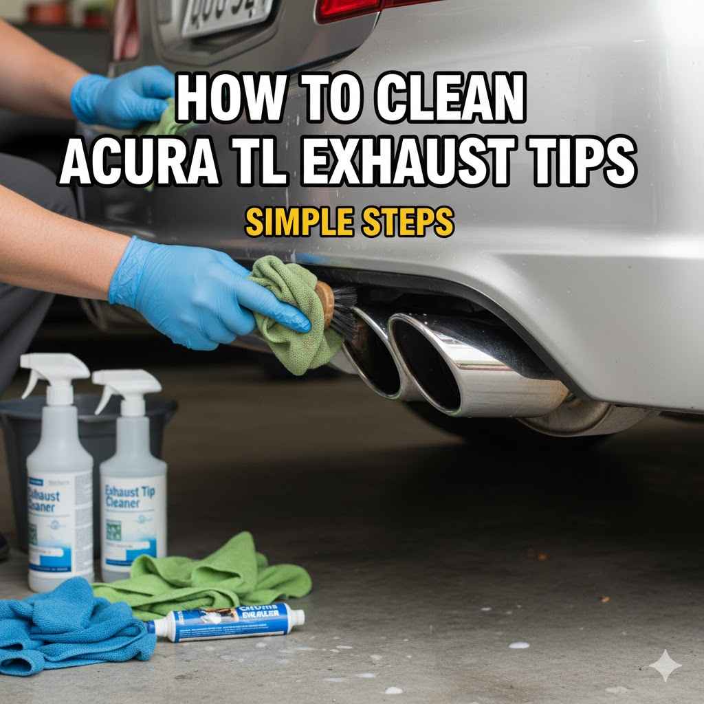 How to Clean Acura TL Exhaust Tips Simple Steps