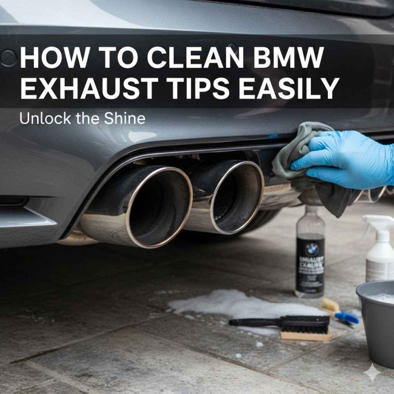 How to Clean BMW Exhaust Tips Easily