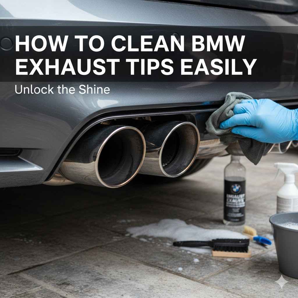How to Clean BMW Exhaust Tips Easily