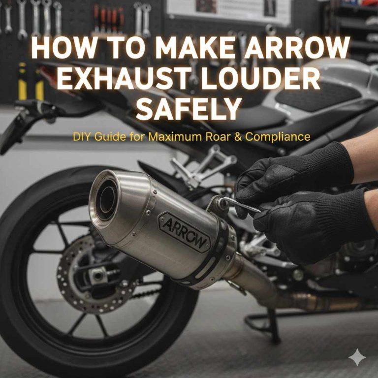 How to Make Arrow Exhaust Louder Safely