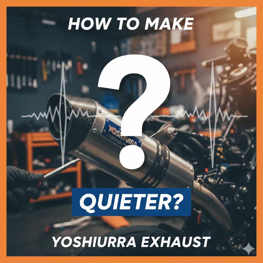 How to Make Yoshimura Exhaust Quieter