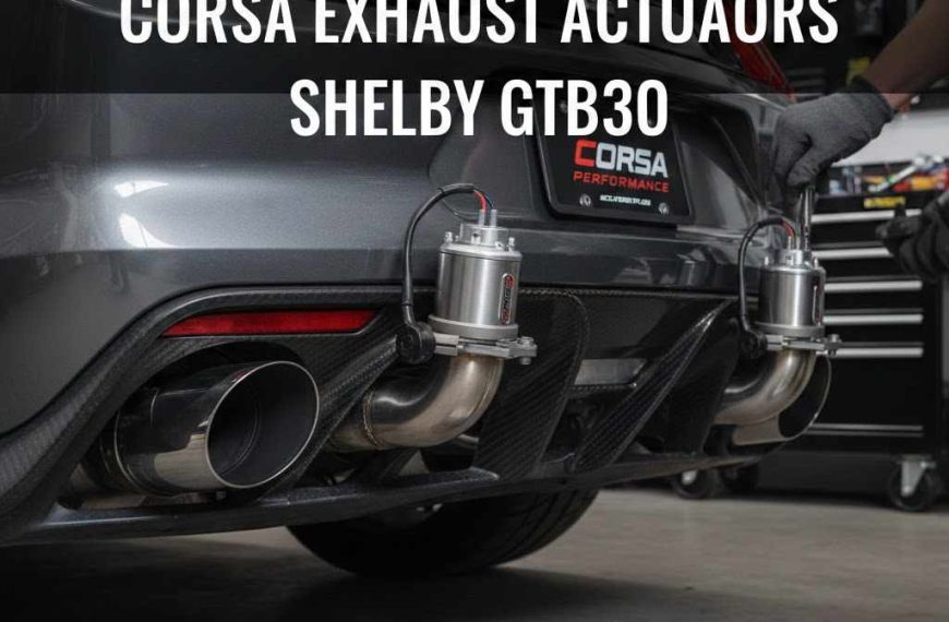 How to Mount Corsa Exhaust Actuators Shelby GT350