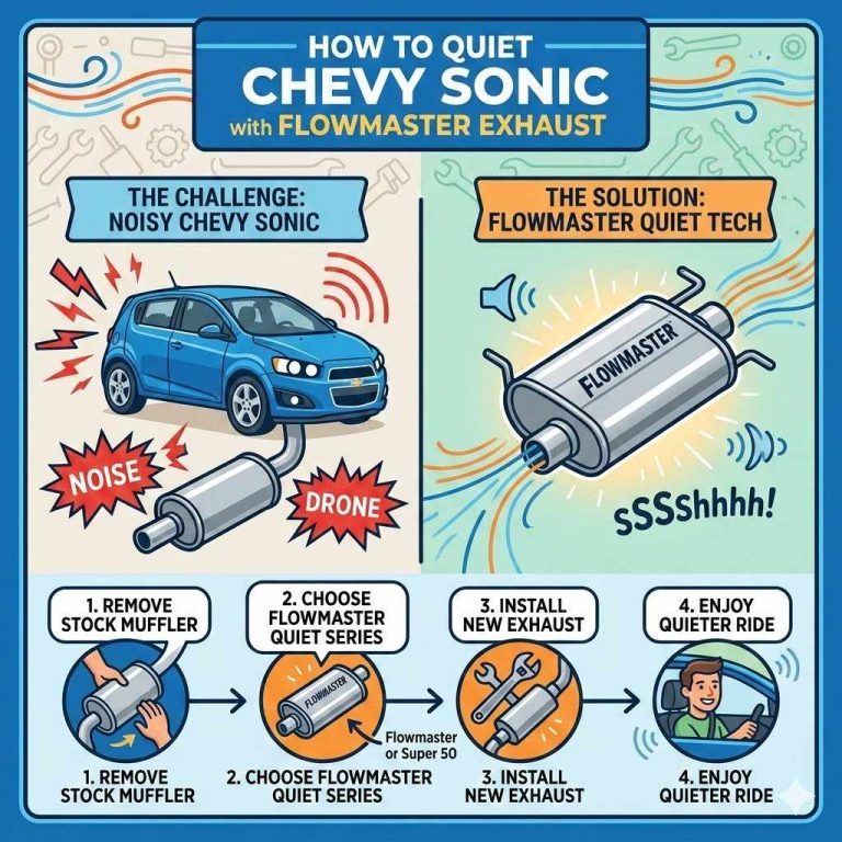 How to Quiet Chevy Sonic with Flowmaster Exhaust