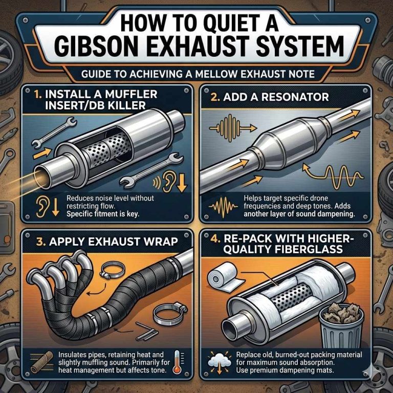 How to Quiet a Gibson Exhaust System