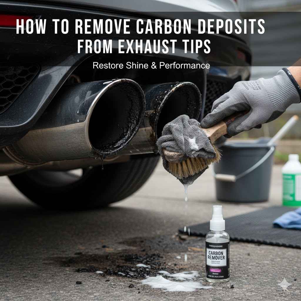 How to Remove Carbon Deposits From Exhaust Tips