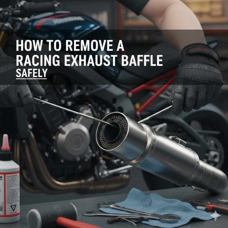 How to Remove a Racing Exhaust Baffle Safely