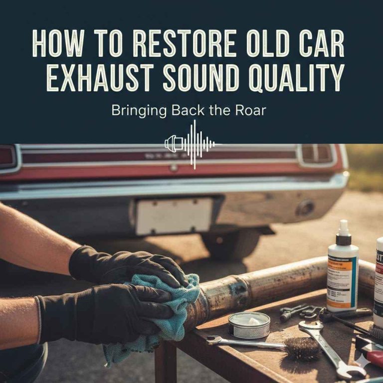 How to Restore Old Car Exhaust Sound Quality