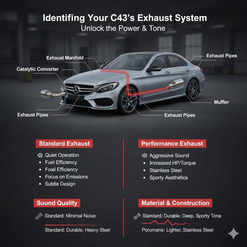 Identifying Your C43's Exhaust System