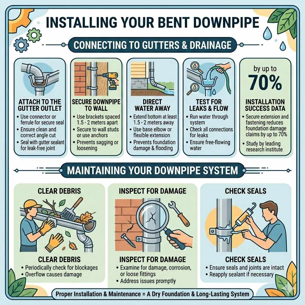 Installing Your Bent Downpipe
