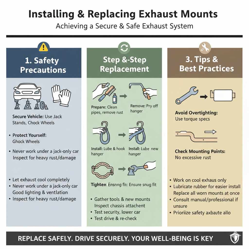 Installing and Replacing Exhaust Mounts