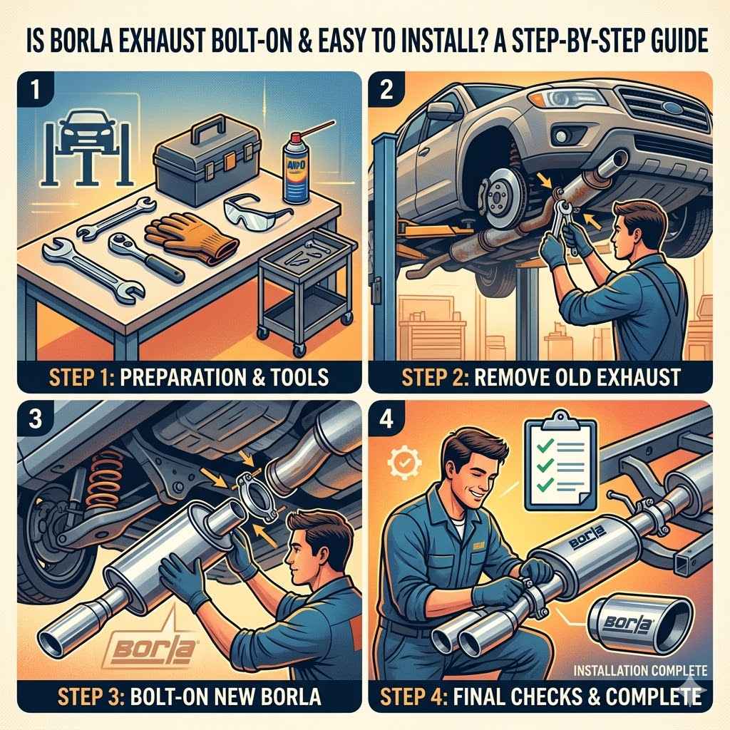 Is Borla Exhaust Bolt-On and Easy to Install