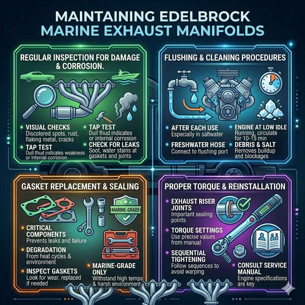 Maintaining Edelbrock Marine Exhaust Manifolds
