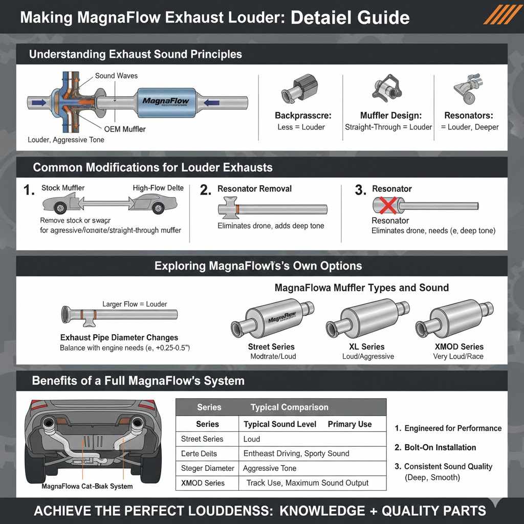 Making MagnaFlow Exhaust Louder Explained