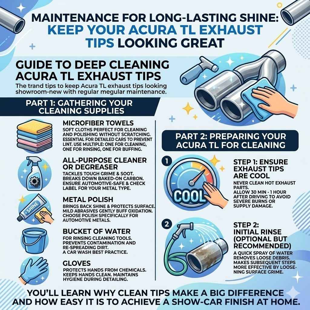 Making Your Acura TL Exhaust Tips Shine Bright