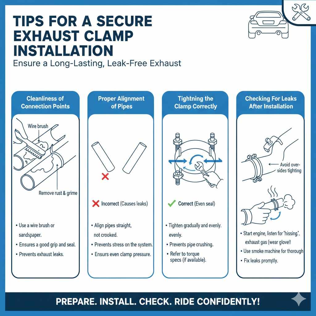 Tips For A Secure Exhaust Clamp Installation

