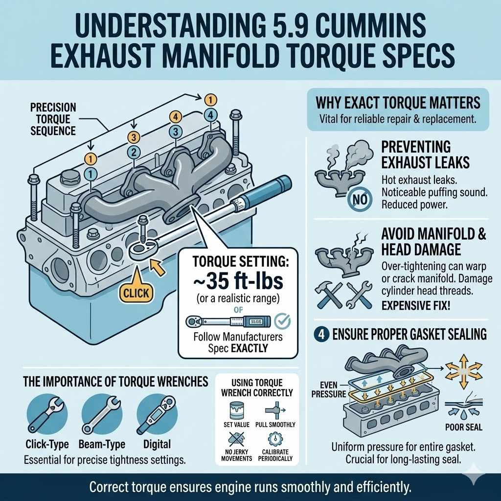Understanding 5.9 Cummins Exhaust Manifold Torque Specs