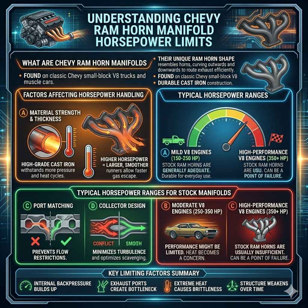 Understanding Chevy Ram Horn Manifold Horsepower Limits