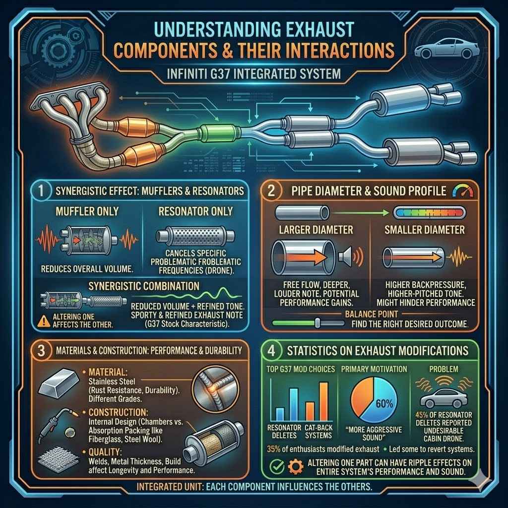 Understanding Exhaust Components and Their Interactions