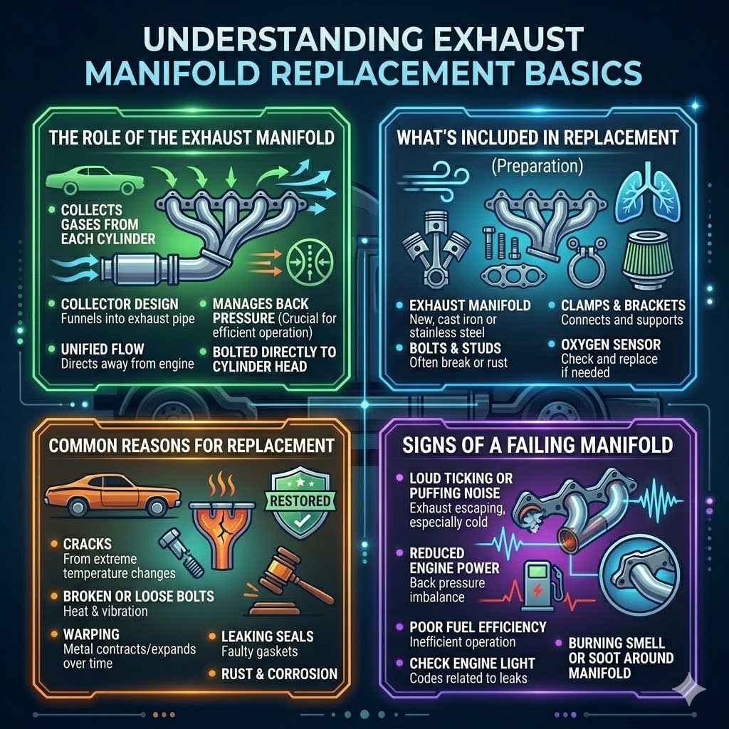 Understanding Exhaust Manifold Replacement Basics