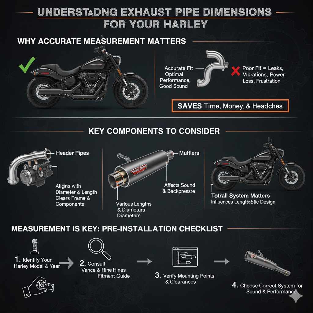 Understanding Exhaust Pipe Dimensions For Your Harley