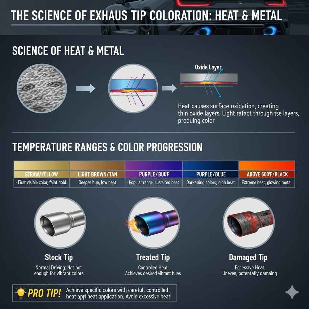 Understanding Exhaust Tip Coloration