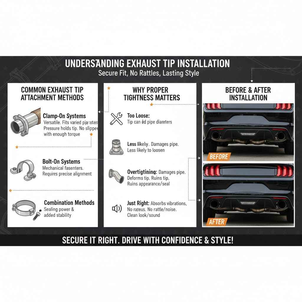 Understanding Exhaust Tip Installation