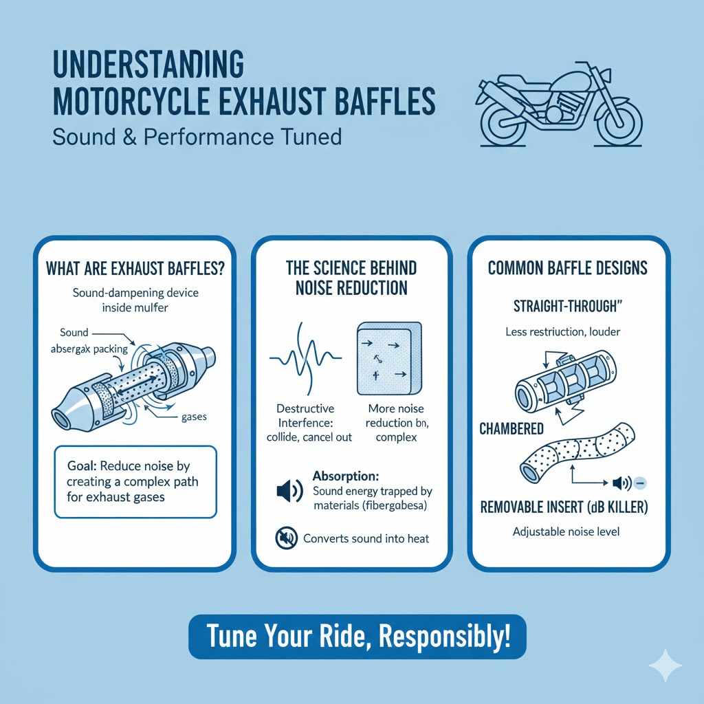 Understanding Motorcycle Exhaust Baffles

