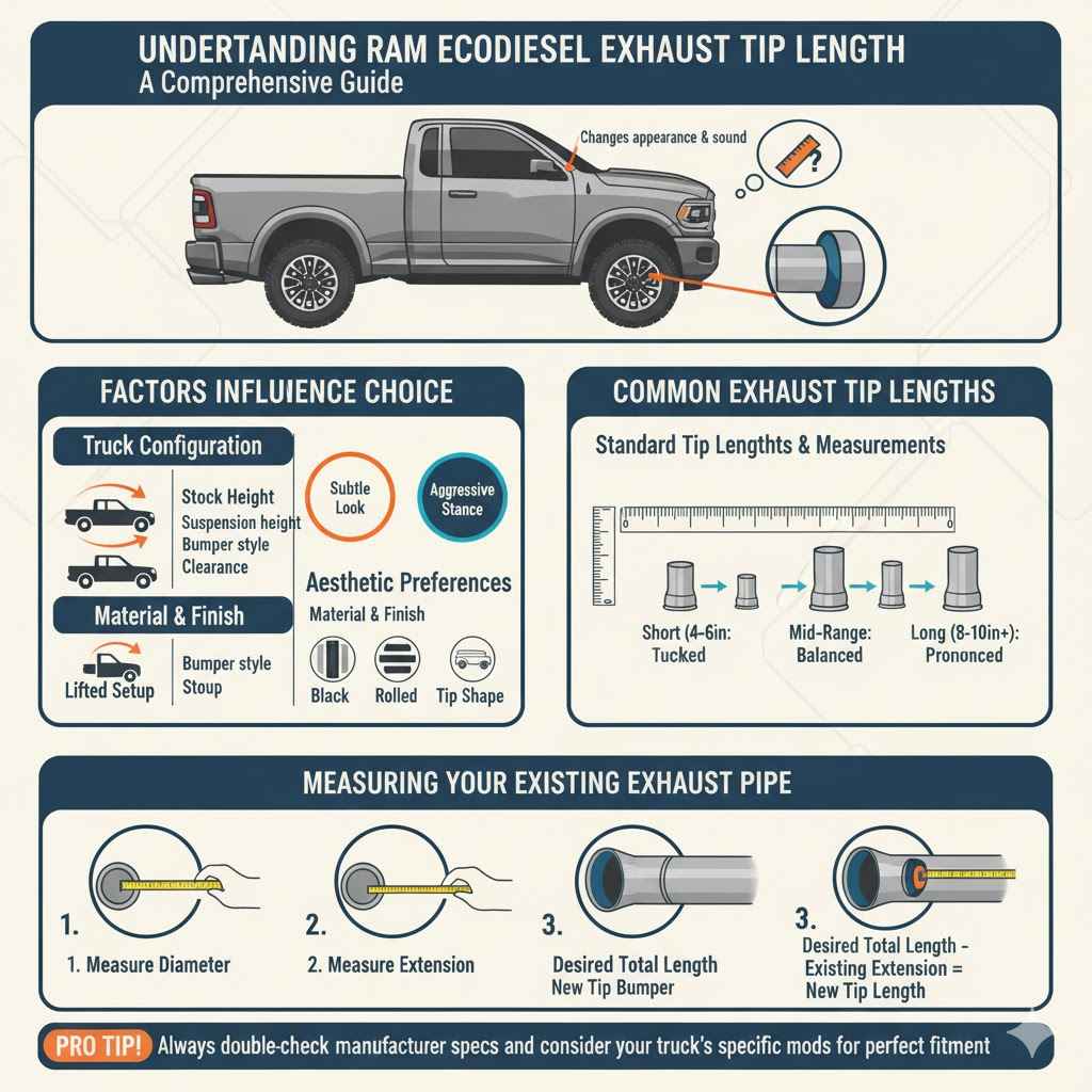 Understanding Ram EcoDiesel Exhaust Tip Length
