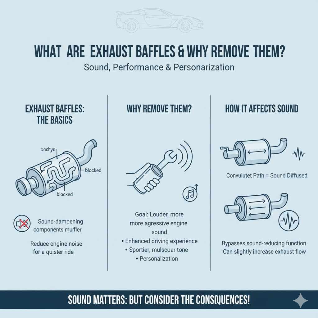 What Are Exhaust Baffles and Why Remove Them?