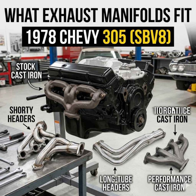 What Exhaust Manifolds Fit a 1978 Chevy 305