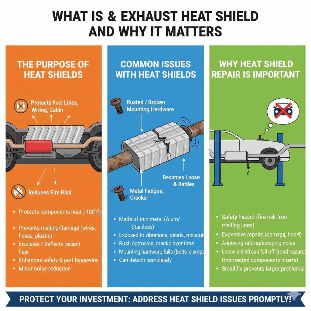 What Is an Exhaust Heat Shield and Why It Matters