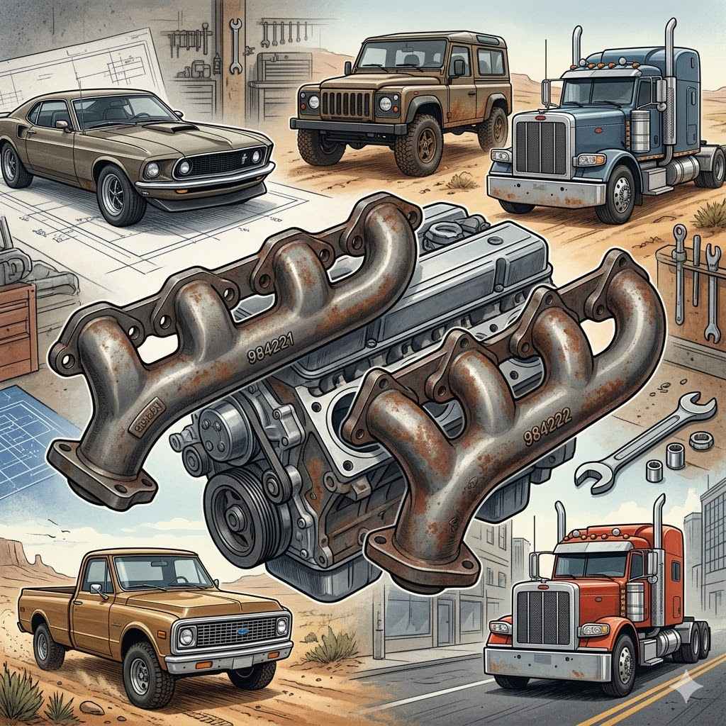 What Vehicles Use 984221 & 984222 Exhaust Manifolds
