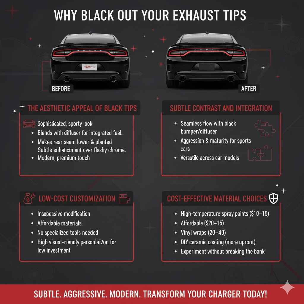 Why Black Out Your Exhaust Tips