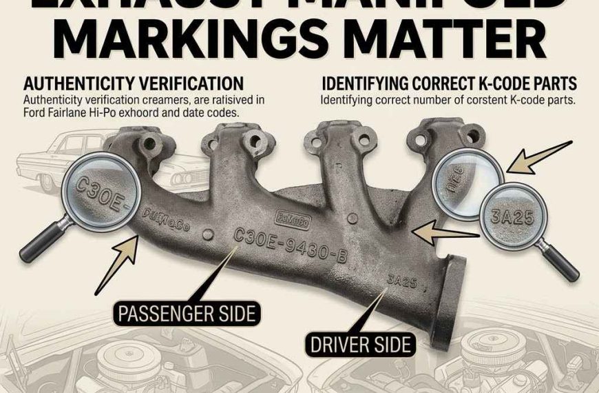 Why Fairlane Hi-Po Exhaust Manifold Markings Matter