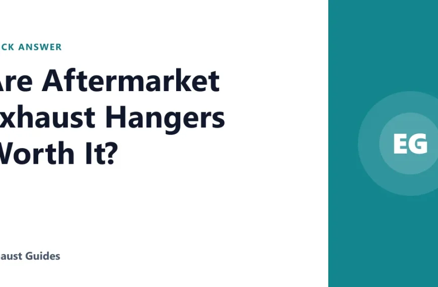 Are Aftermarket Exhaust Hangers Worth It?